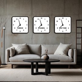 Custom time zone wall clock